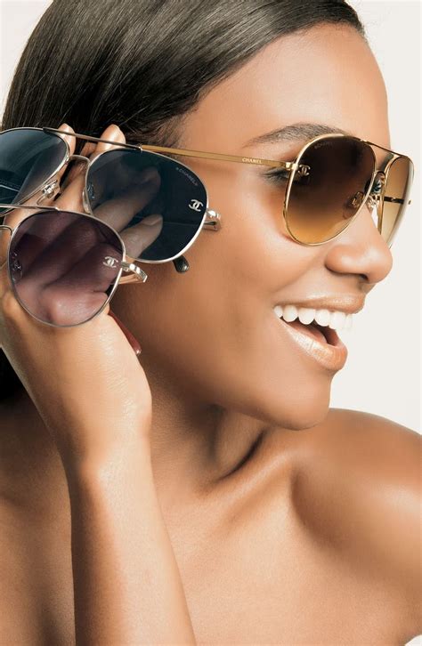 women chanel aviator sunglasses|chanel aviator sunglasses nordstrom.